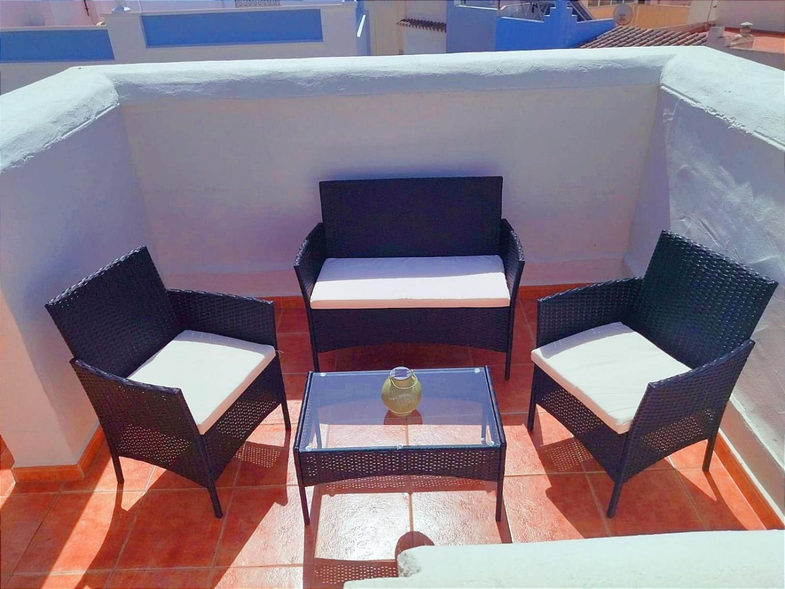 Casa Playa, Terraza Y Garaje Nerja Exterior foto