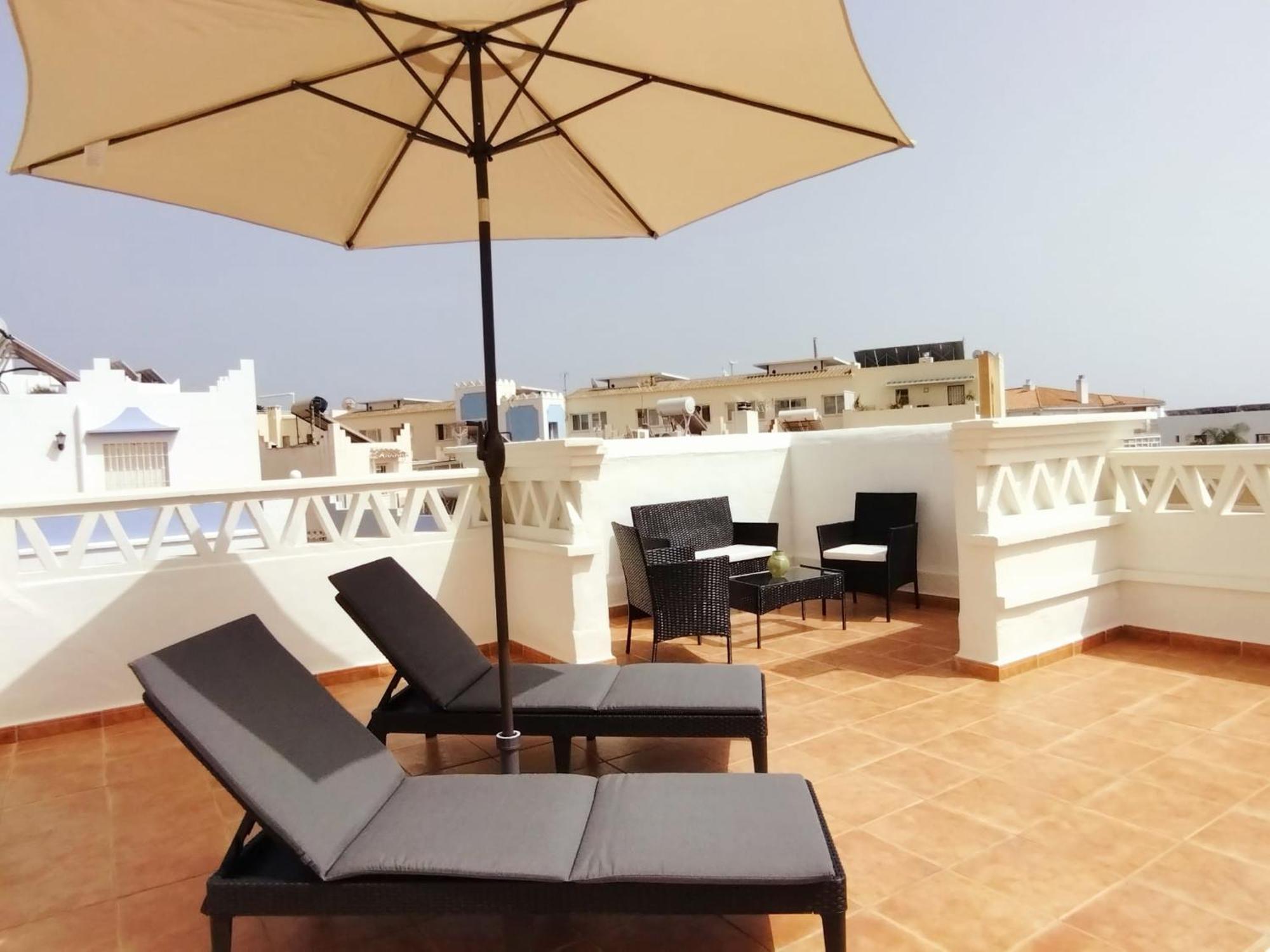 Casa Playa, Terraza Y Garaje Nerja Exterior foto